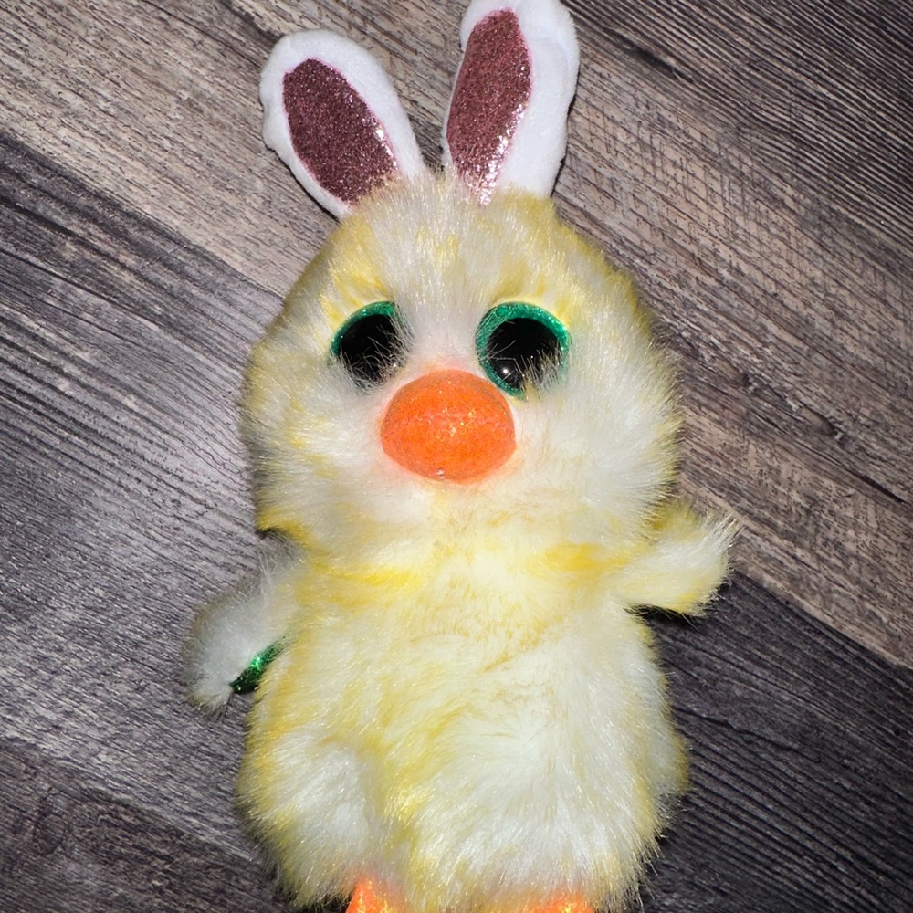TY Beanie Boos “Coop” Chick Plush with Bunny Ears – Easter